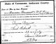 Marriage Record:  Brummett, Martin and Campbell, Nettie m.1898